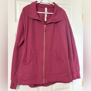 Lululemon scuba oversized funnel neck full zip